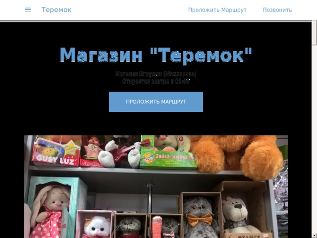 Скриншот сайта teremokk.business.site